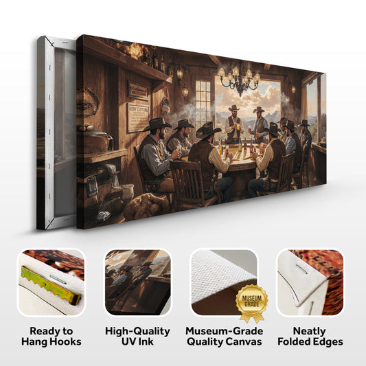 Cowboys, Cards, & Drinks Wall Art