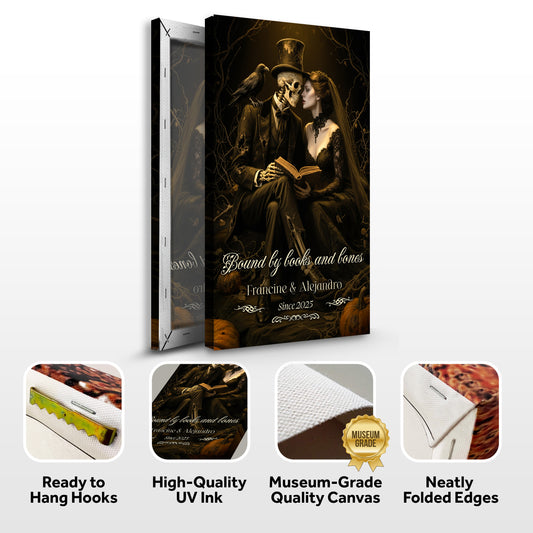 Book Lovers Halloween Wall Sign