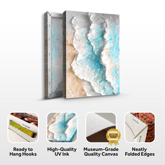 Blue Ocean Coastal Wall Art IV