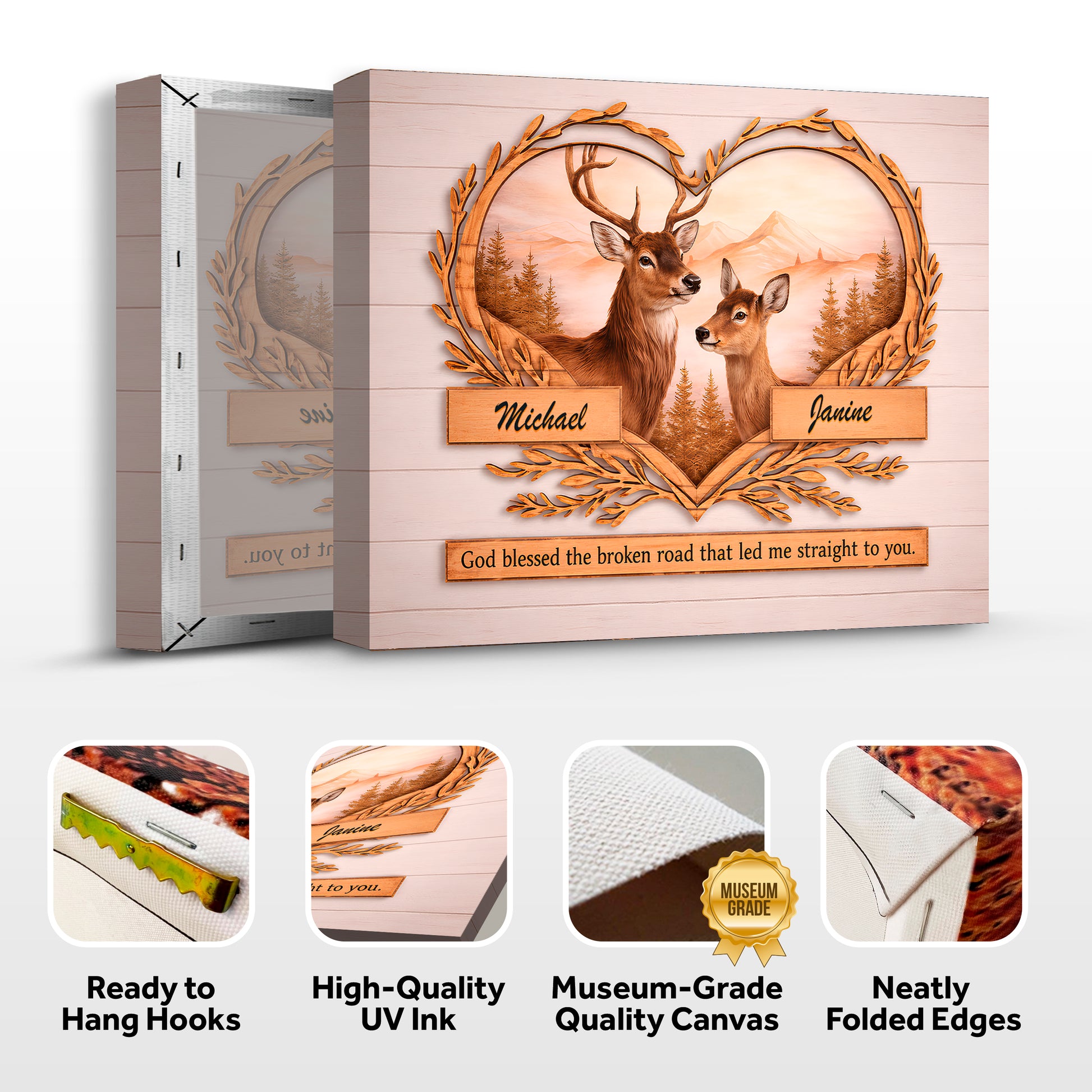 Custom Deer Gift Wall Sign