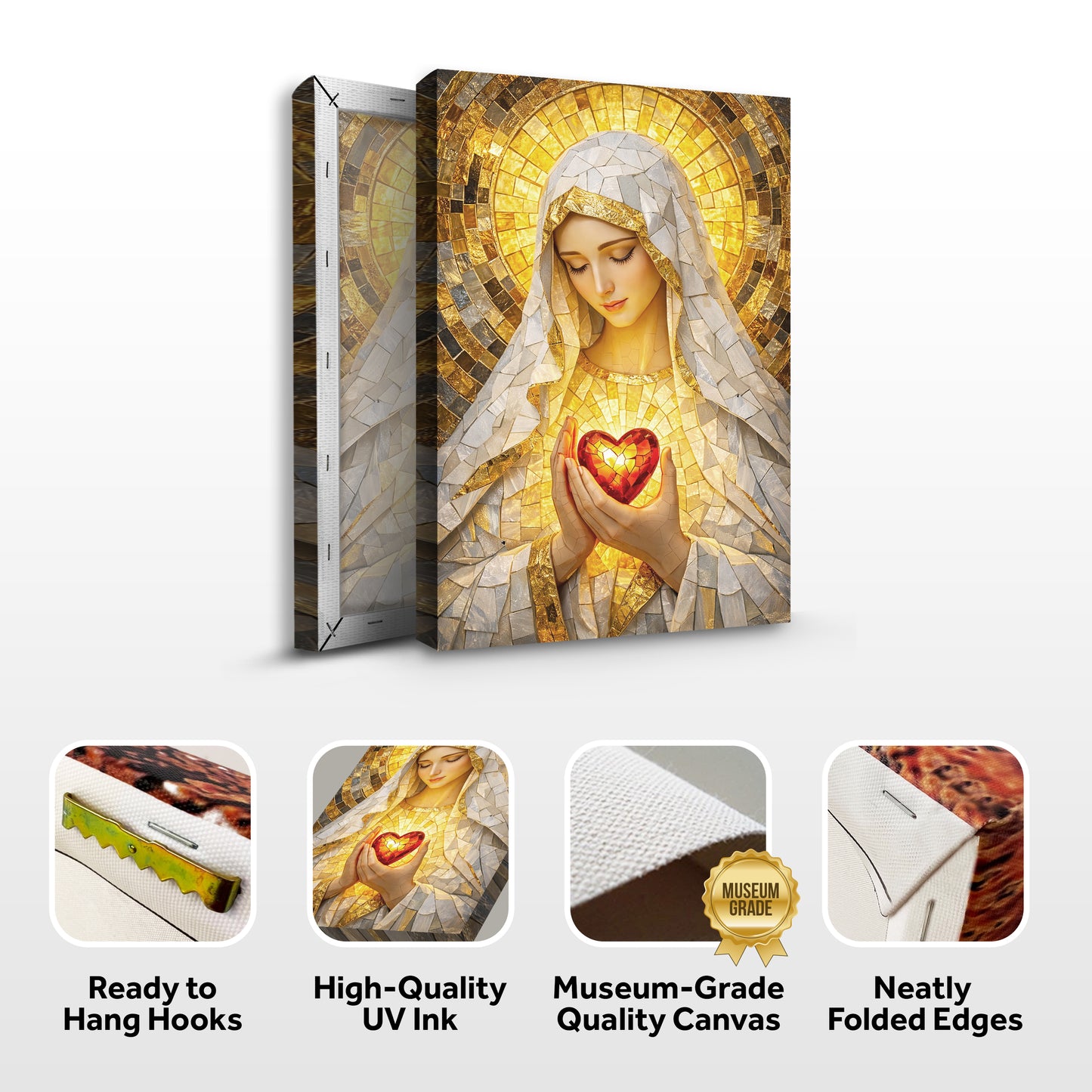Heart Of A Mother Mosaic Wall Art
