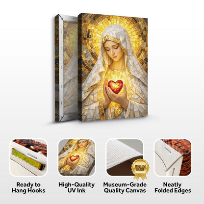 Heart Of A Mother Mosaic Wall Art