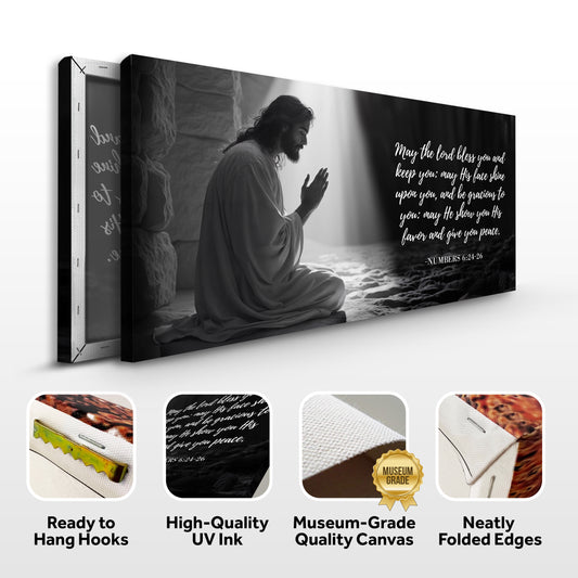 Numbers 6:24-26 - May The Lord Bless You Faith Sign