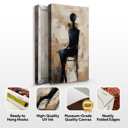 The Waiting Figure Abstract Wall Art