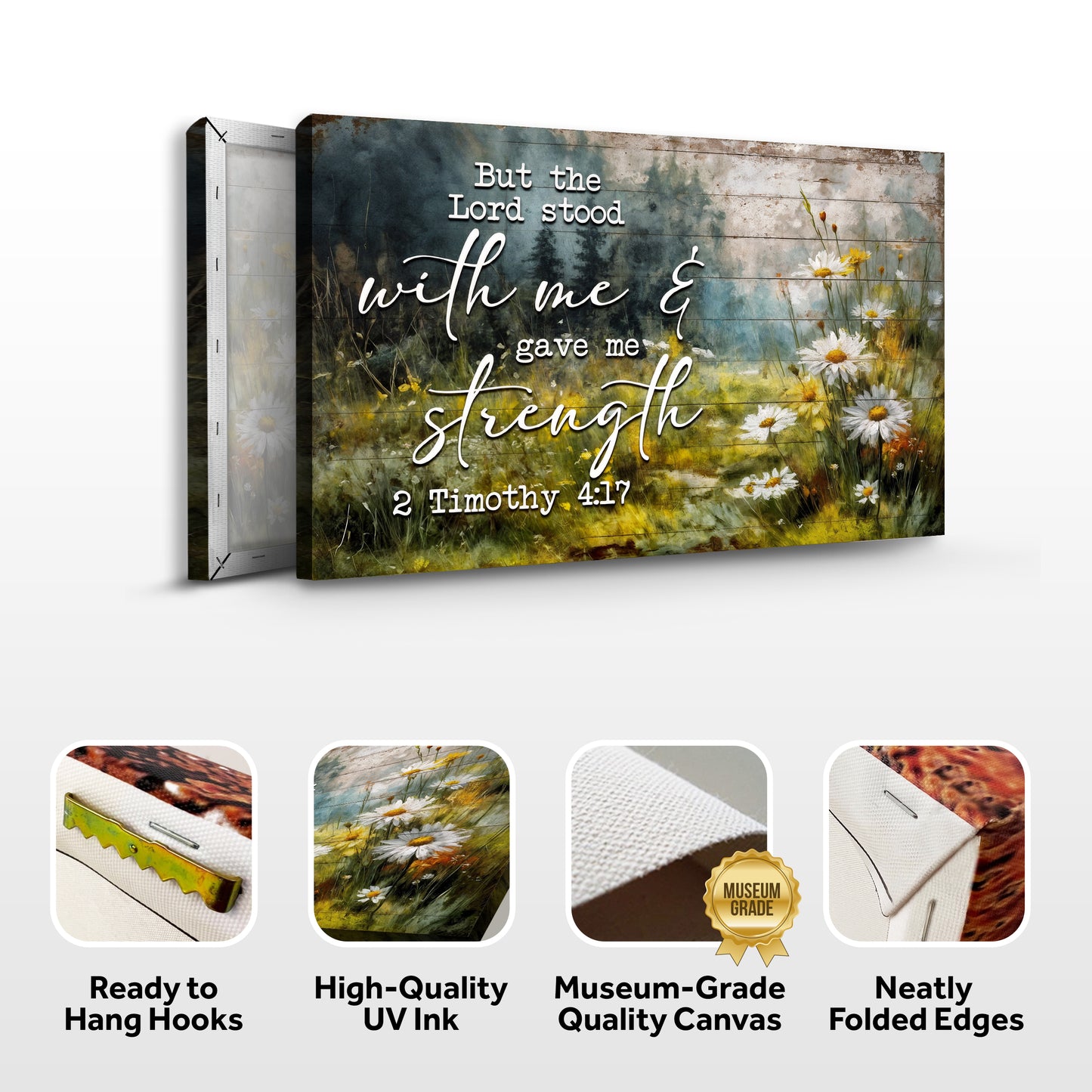 2 Timothy 4:17 - But The Lord Stood With Me Faith Sign