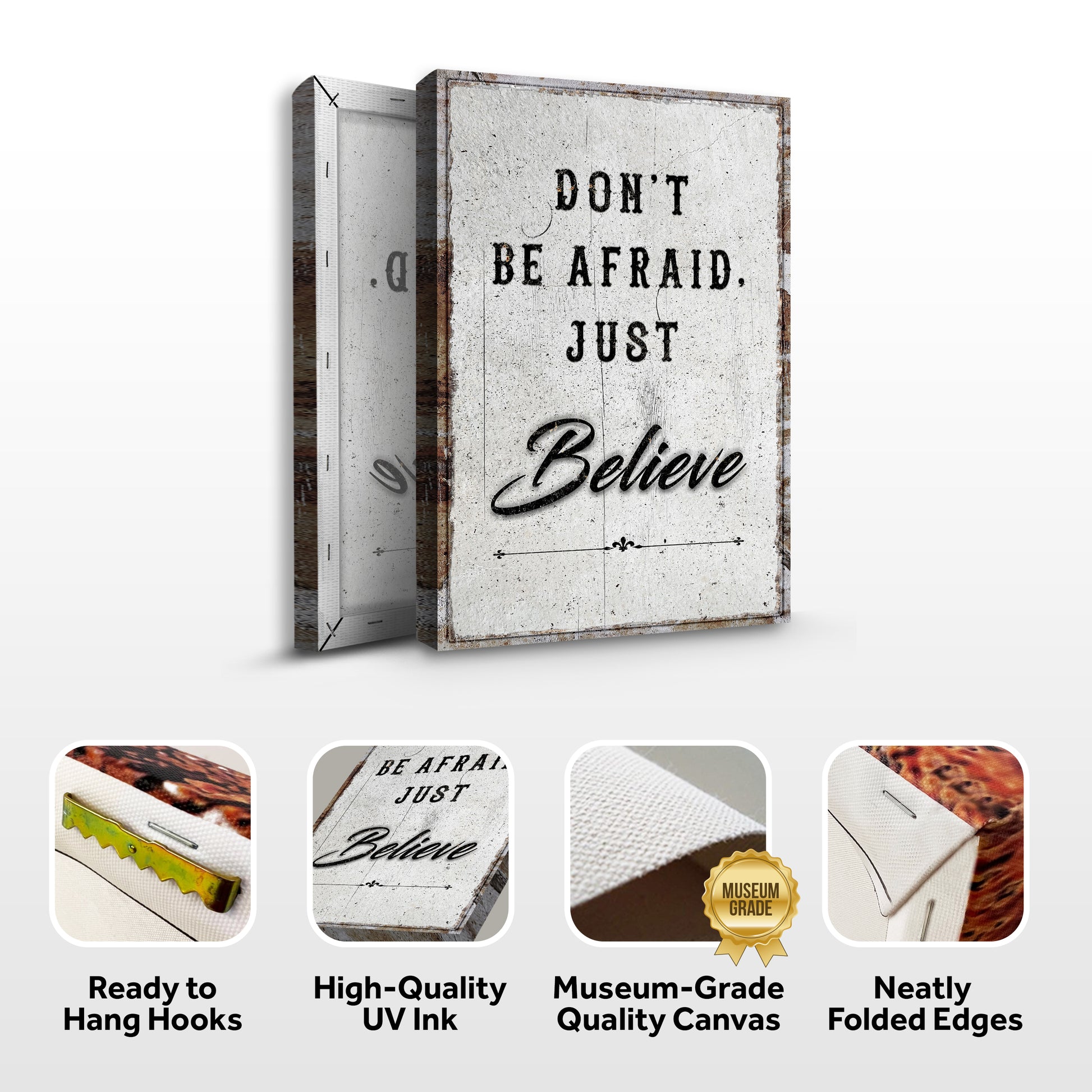 Don't Be Afraid, Just Believe Faith Wall Art