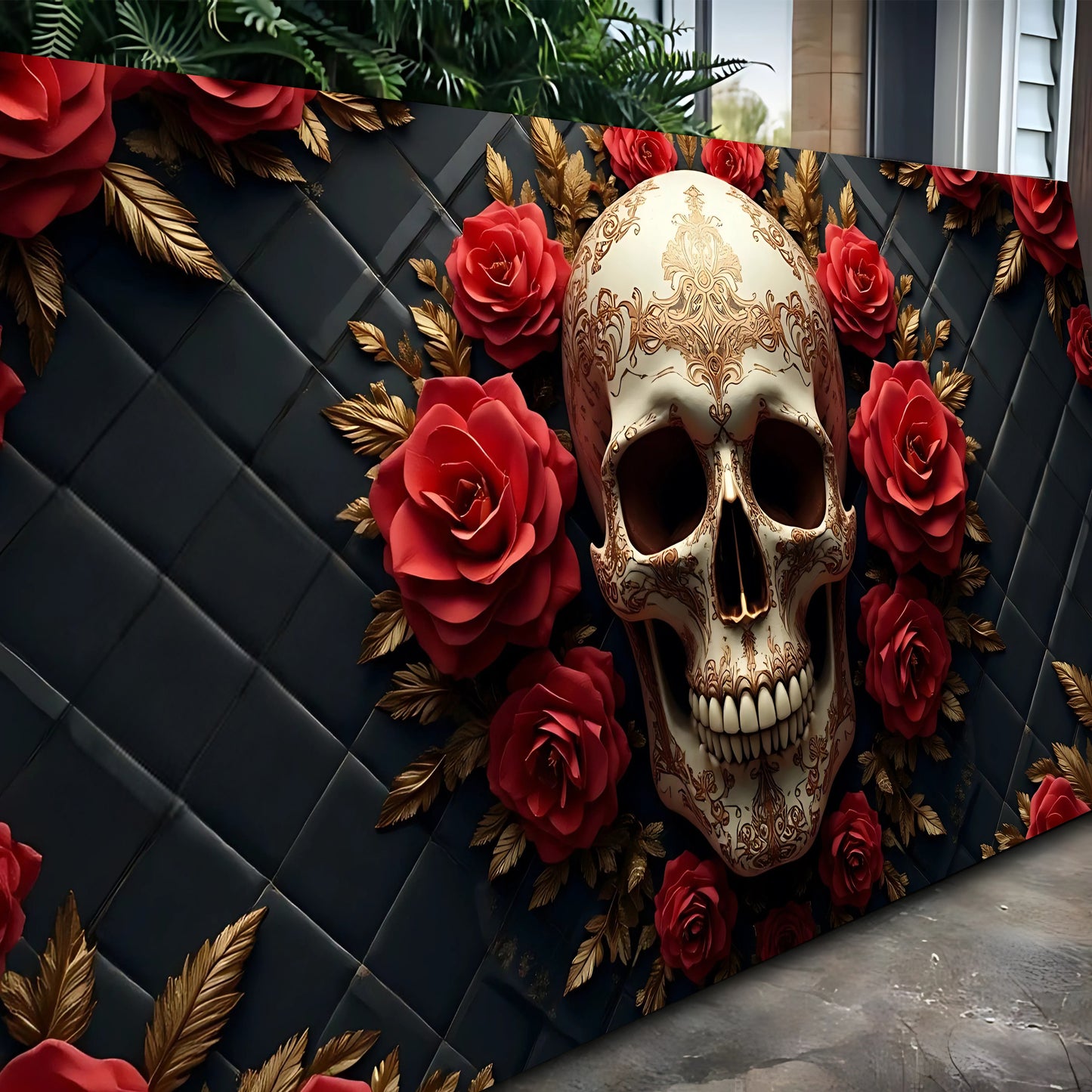 3D Vintage Skull Wall Art VI