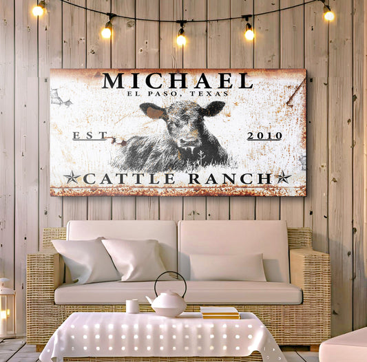 Cattle Ranch Sign