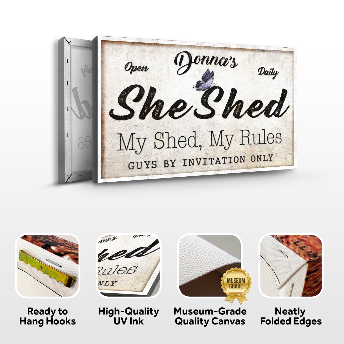 Personalized She Shed Sign XIX