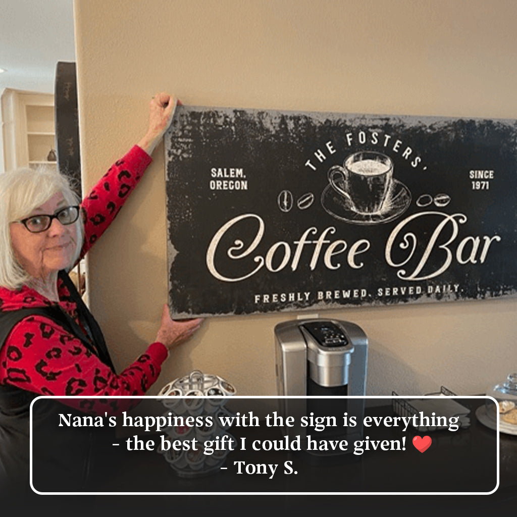 Coffee Bar Sign (Free Shipping)