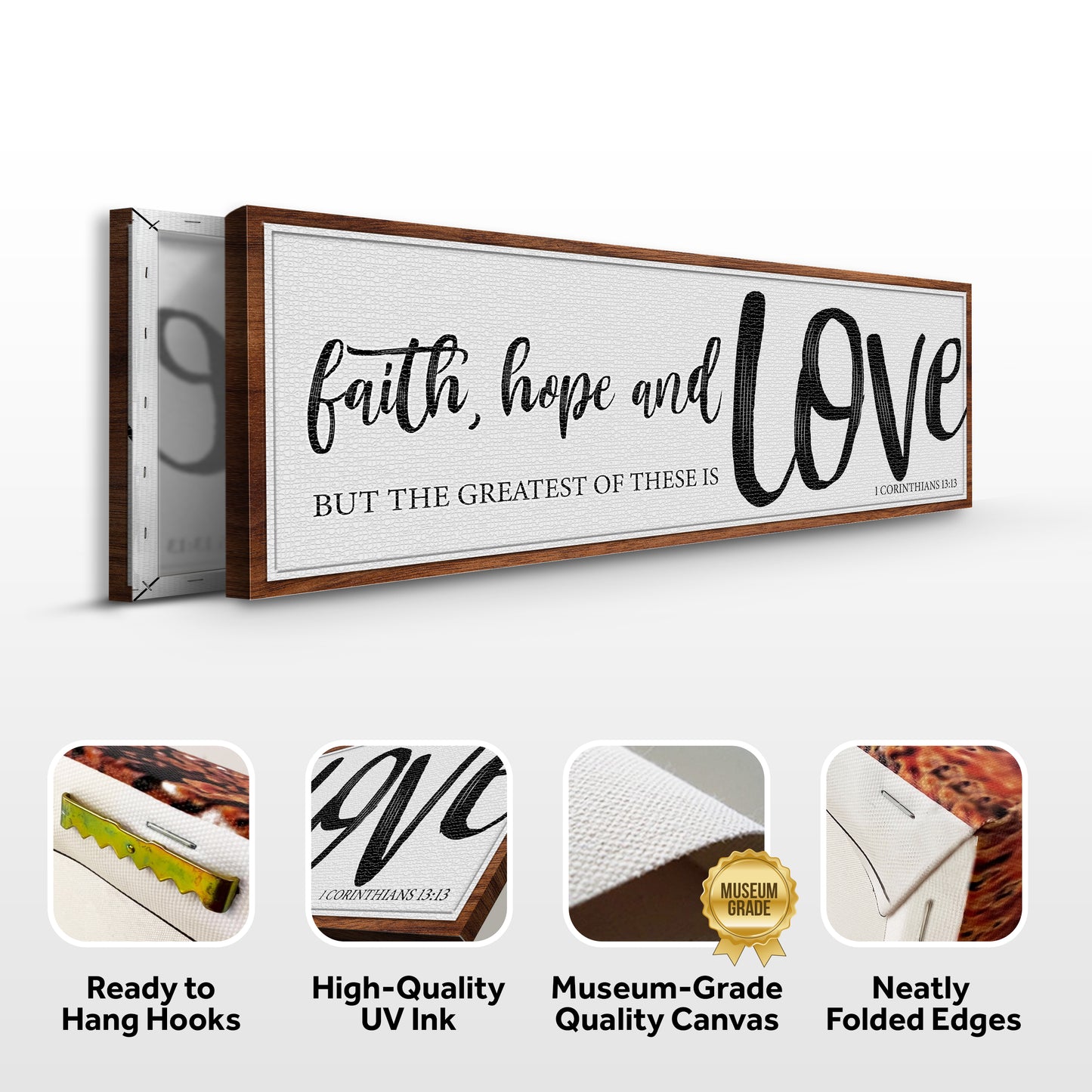 Faith Hope And Love 1 Corinthians 13:13 Faith Sign II