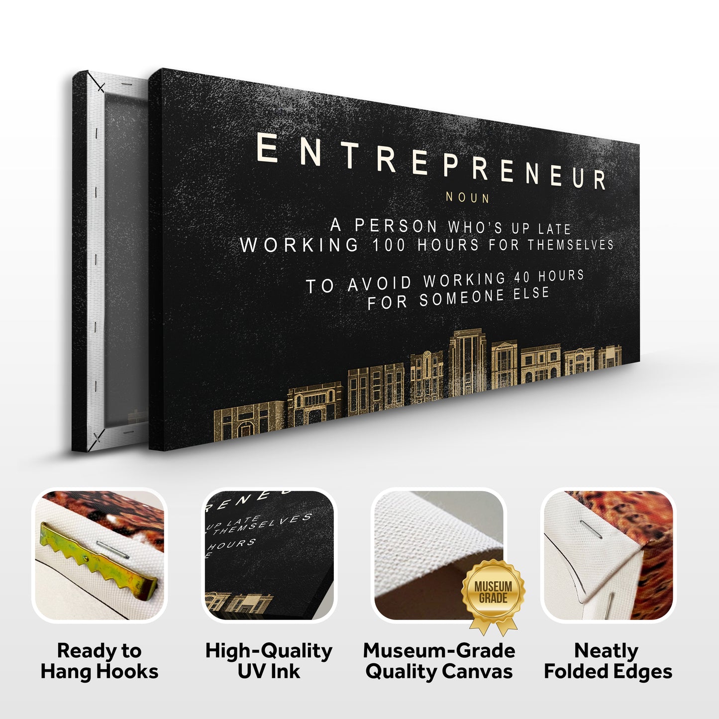 Entrepreneur Meaning Wall Sign