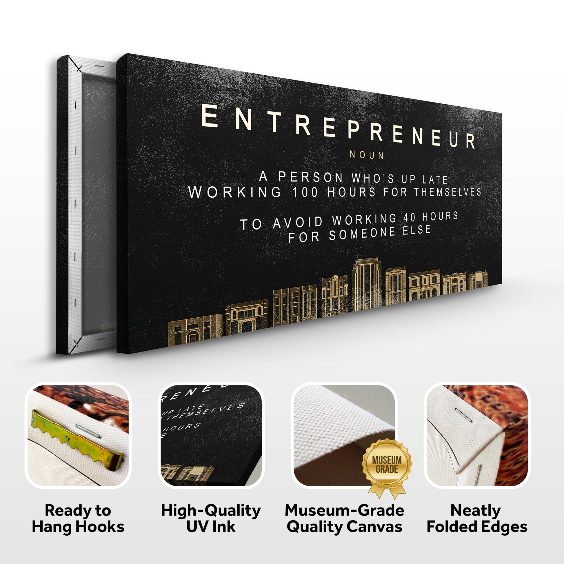 Entrepreneur Meaning Wall Sign