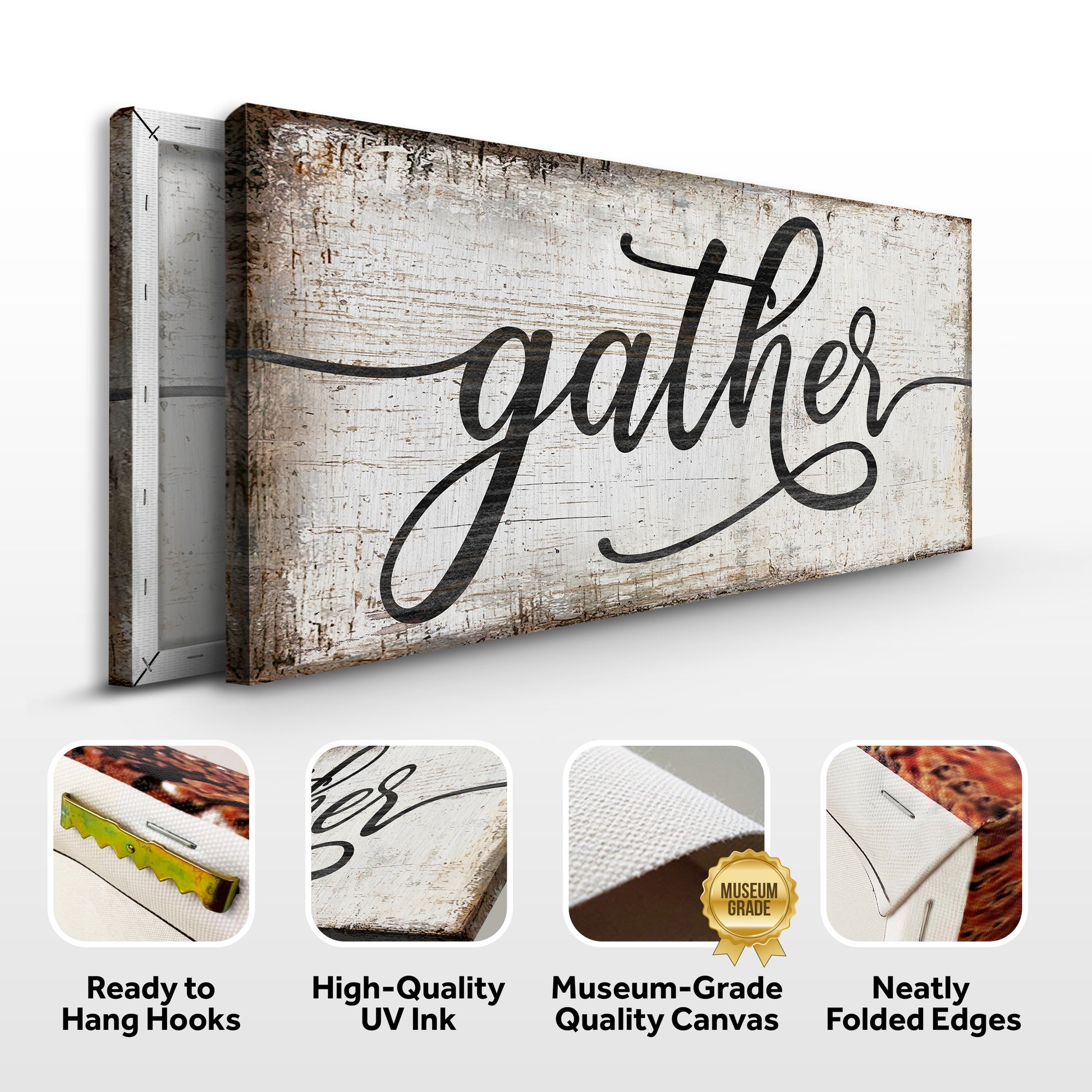 Gather Sign XI Specs - Image by Tailored Canvases