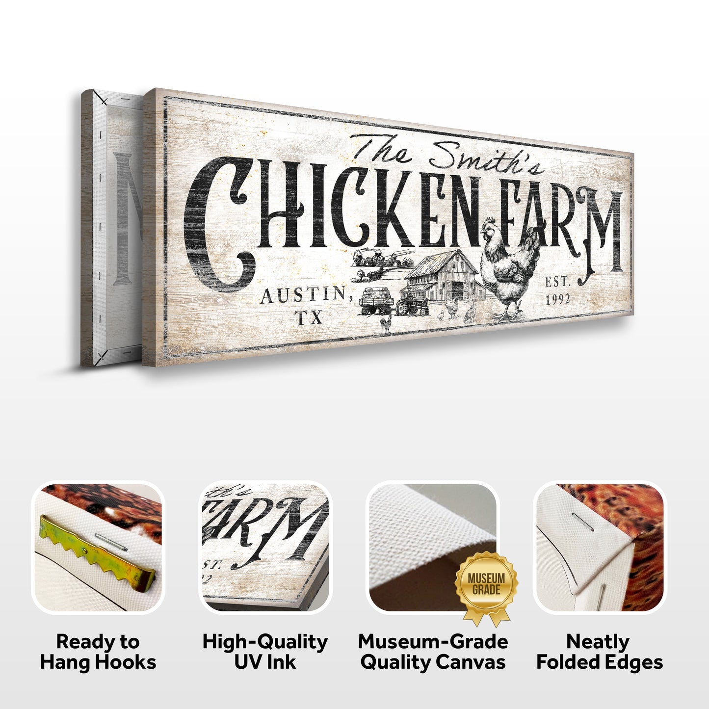 Chicken Farm Farmhouse Sign II