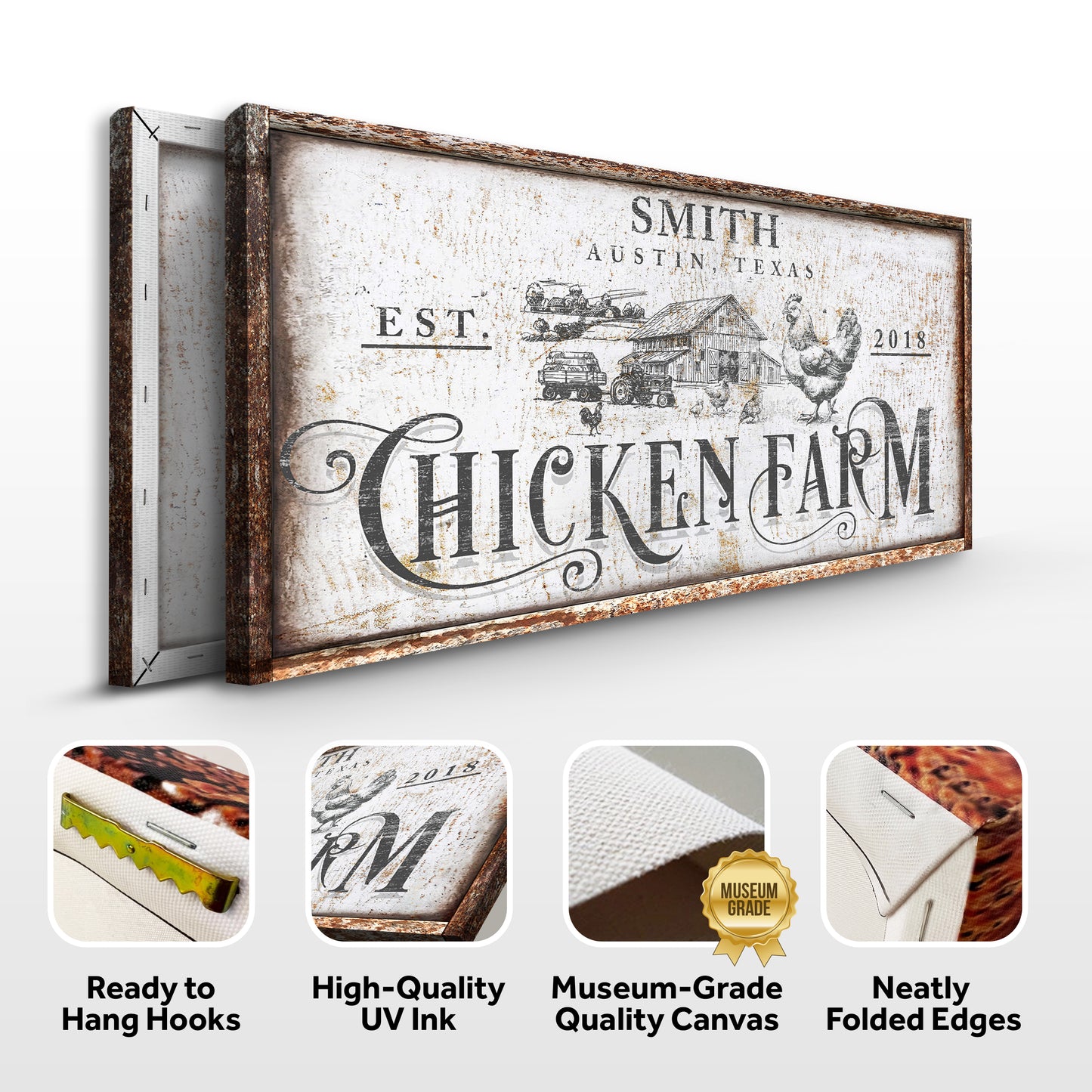 Rustic Vintage Farmhouse Sign IV