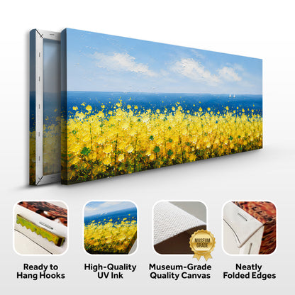 Golden Meadow Seascape