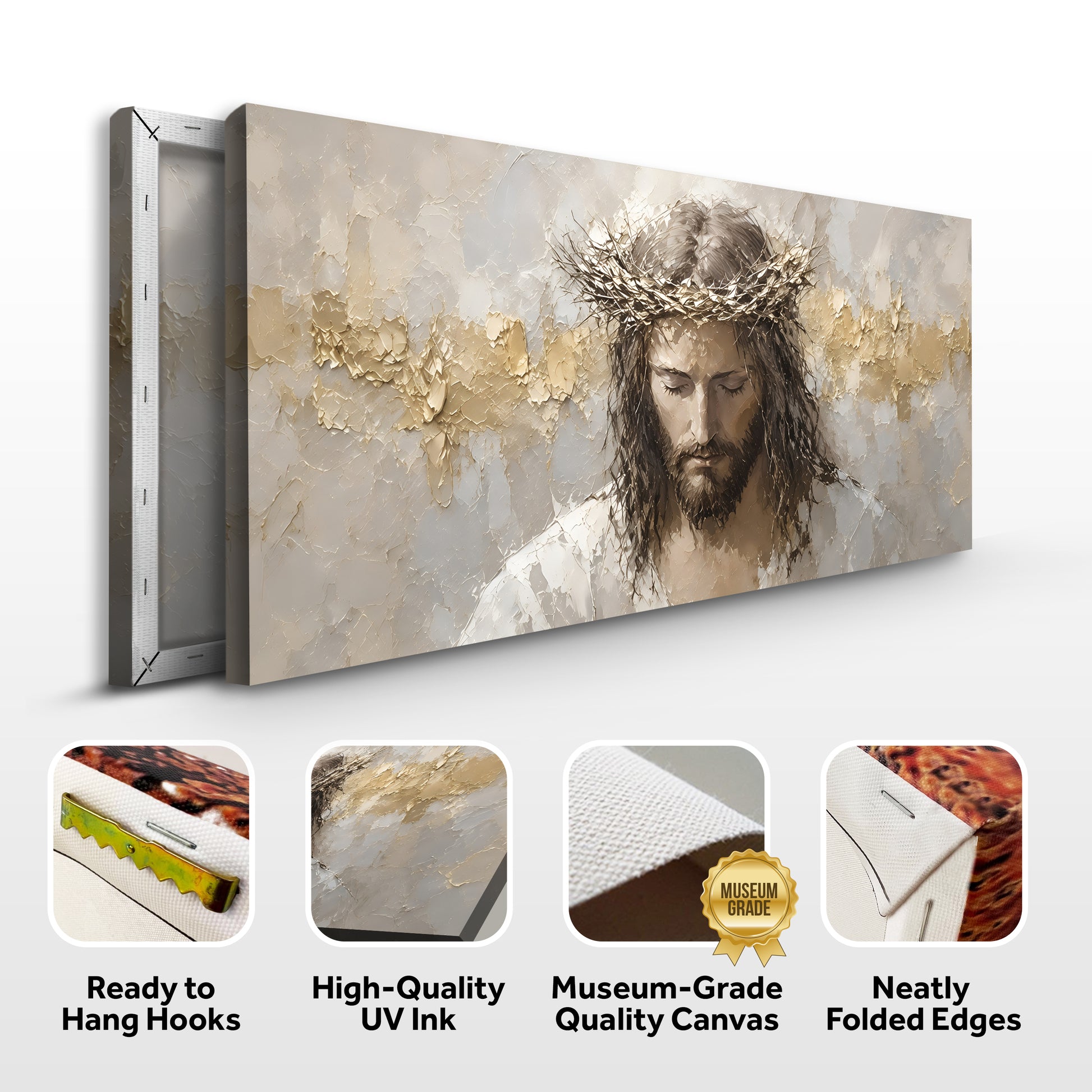 Golden Grace of Christ Wall Art