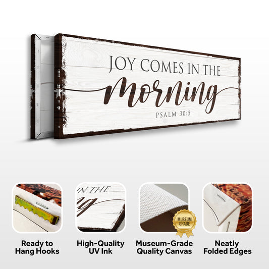 Joy Comes In The Morning Faith Sign II - Image by Tailored Canvases