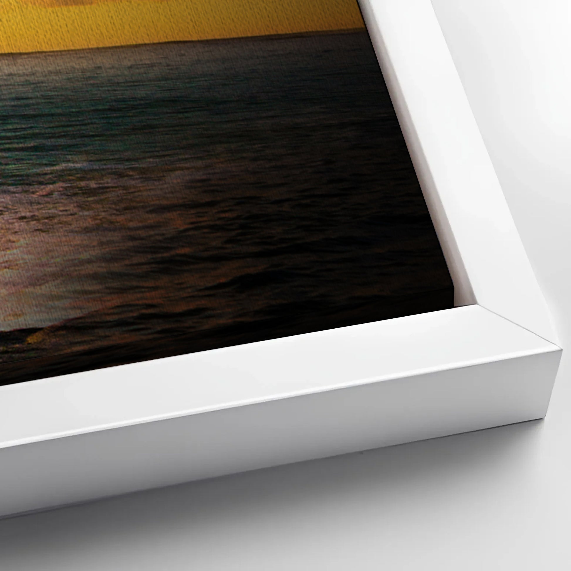 Save 33% When You Add A Frame To Your 60x30 Tropical Blue Beach Hawaii Sunset Canvas Wall Art Canvas Now