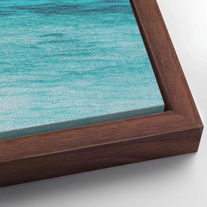 Save 33% When You Add A Frame To Your 48x24 Palm Trees On Tropical Beach Canvas Wall Art Canvas Now