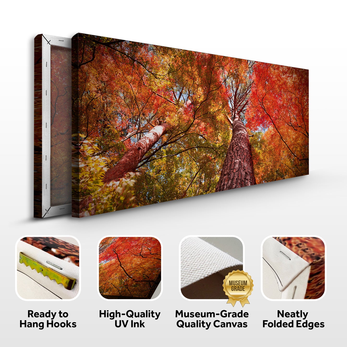 Under The Maple Trees On A Beautiful Morning Canvas Wall Art