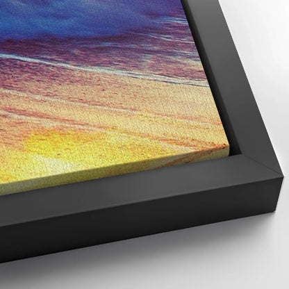 Save 33% When You Add A Frame To Your 60x30 Sunrise Over The Ocean Canvas Wall Art Canvas Now