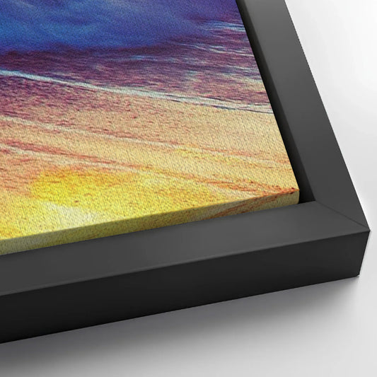 Save 33% When You Add A Frame To Your 60x30 Sunrise Over The Ocean Canvas Wall Art Canvas Now