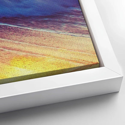 Save 33% When You Add A Frame To Your 60x30 Sunrise Over The Ocean Canvas Wall Art Canvas Now