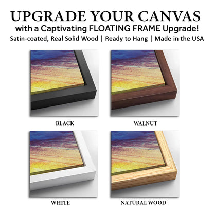 Save 33% When You Add A Frame To Your 60x30 Sunrise Over The Ocean Canvas Wall Art Canvas Now