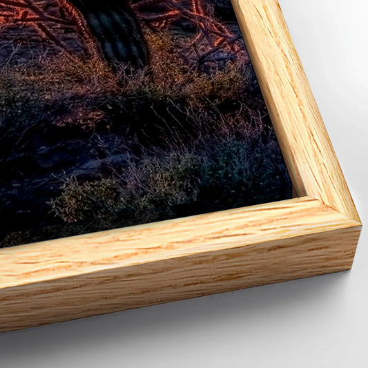 Save 33% When You Add A Frame To Your 60x30 Dessert Dusk Canvas Wall Art Canvas Now