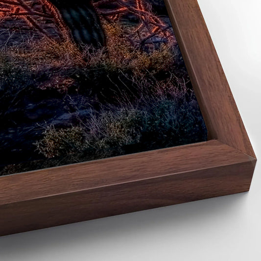 Save 33% When You Add A Frame To Your 60x30 Dessert Dusk Canvas Wall Art Canvas Now