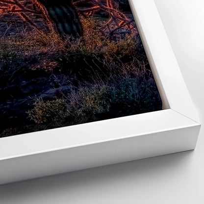 Save 33% When You Add A Frame To Your 60x30 Dessert Dusk Canvas Wall Art Canvas Now