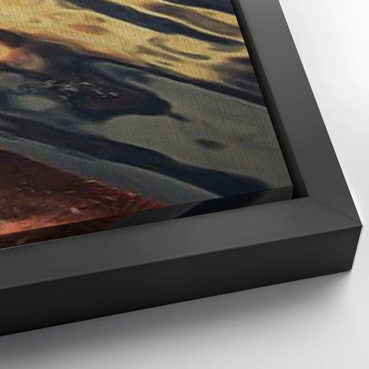 Save 33% When You Add A Frame To Your 60x30 Small Dock By The Vibrant Lake Wall Art Canvas Now