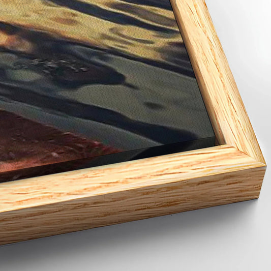 Save 33% When You Add A Frame To Your 60x30 Small Dock By The Vibrant Lake Wall Art Canvas Now