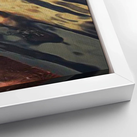 Save 33% When You Add A Frame To Your 60x30 Small Dock By The Vibrant Lake Wall Art Canvas Now