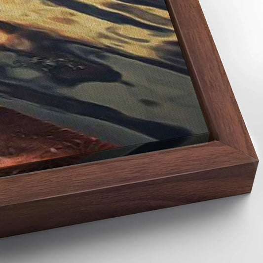 Save 33% When You Add A Frame To Your 60x30 Small Dock By The Vibrant Lake Wall Art Canvas Now