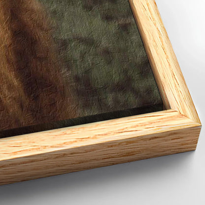 Save 33% When You Add A Frame To Your 18x12 Retro Floral Crown Highland Cow Canvas Wall Art Canvas Now