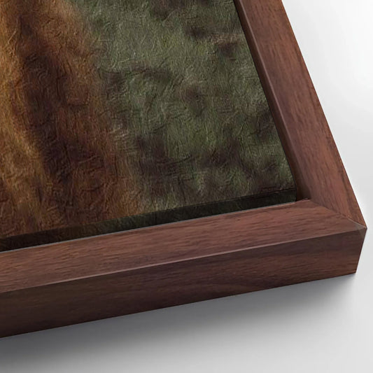 Save 33% When You Add A Frame To Your 18x12 Retro Floral Crown Highland Cow Canvas Wall Art Canvas Now