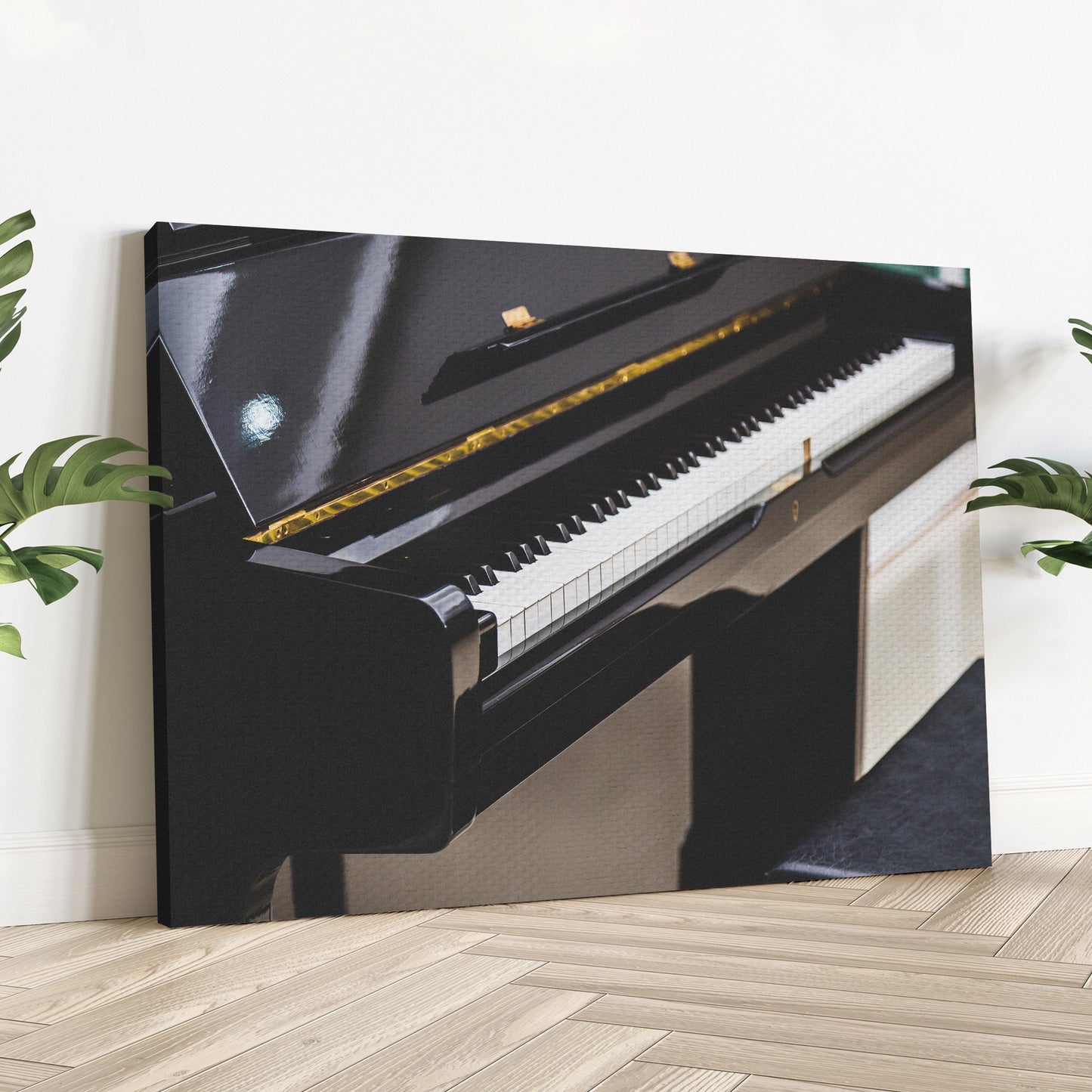 Piano Modern Canvas Wall Art - Image by Tailored Canvases