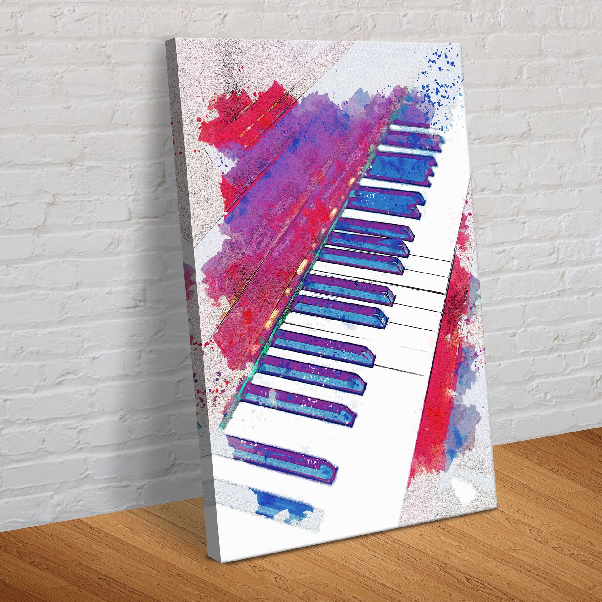 Piano Abstract Canvas Wall Art - Image by Tailored Canvases