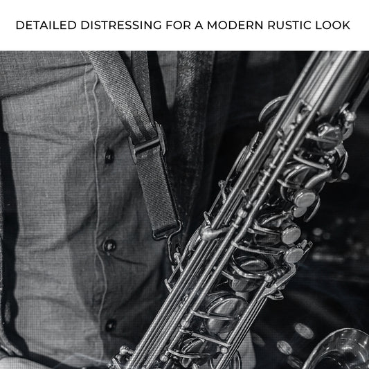 Music Genres Jazz Monochrome Canvas Wall Art Zoom - Image by Tailored Canvases