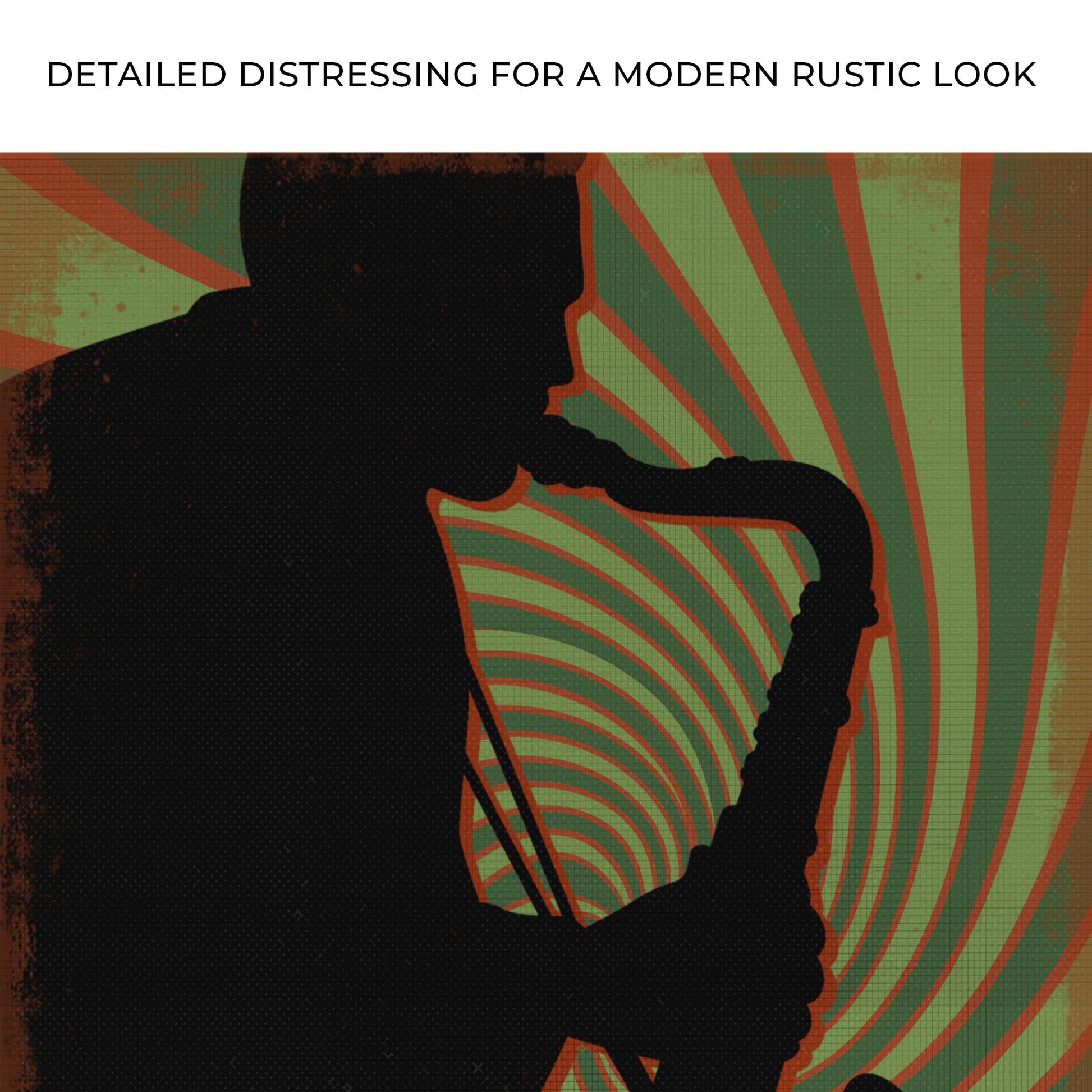 Music Genres Jazz Retro Canvas Wall Art Zoom - Image by Tailored Canvases