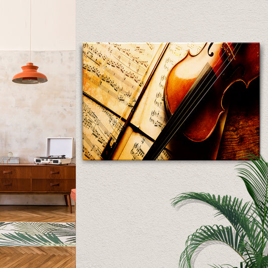 Music Genres Classical Vintage Canvas Wall Art - Image by Tailored Canvases