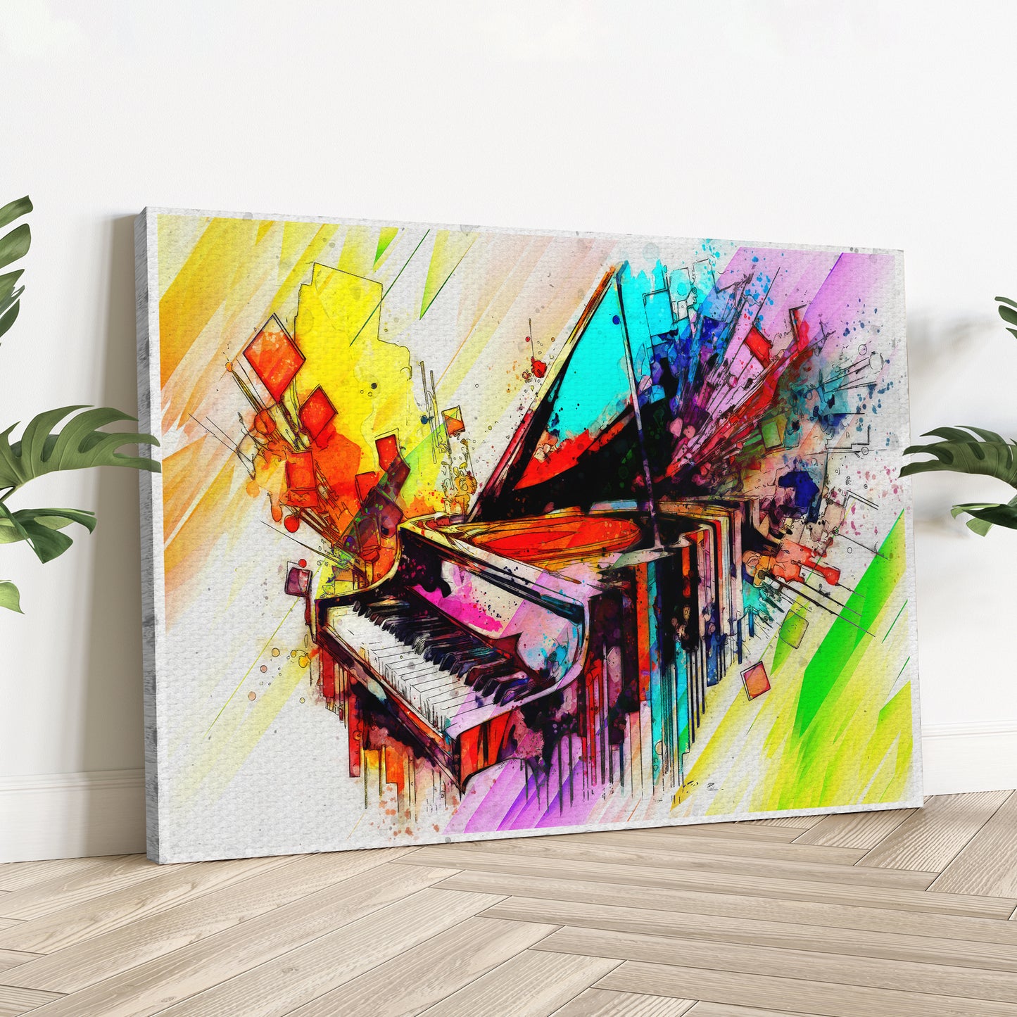 Music Genres Classical Abstract Canvas Wall Art - Image by Tailored Canvases