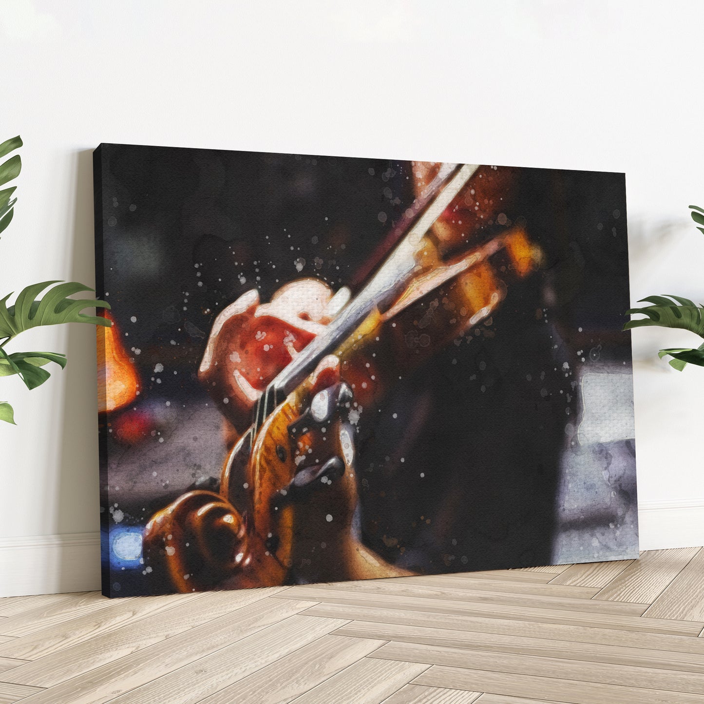 Music Genres Classical Watercolor Canvas Wall Art - Image by Tailored Canvases