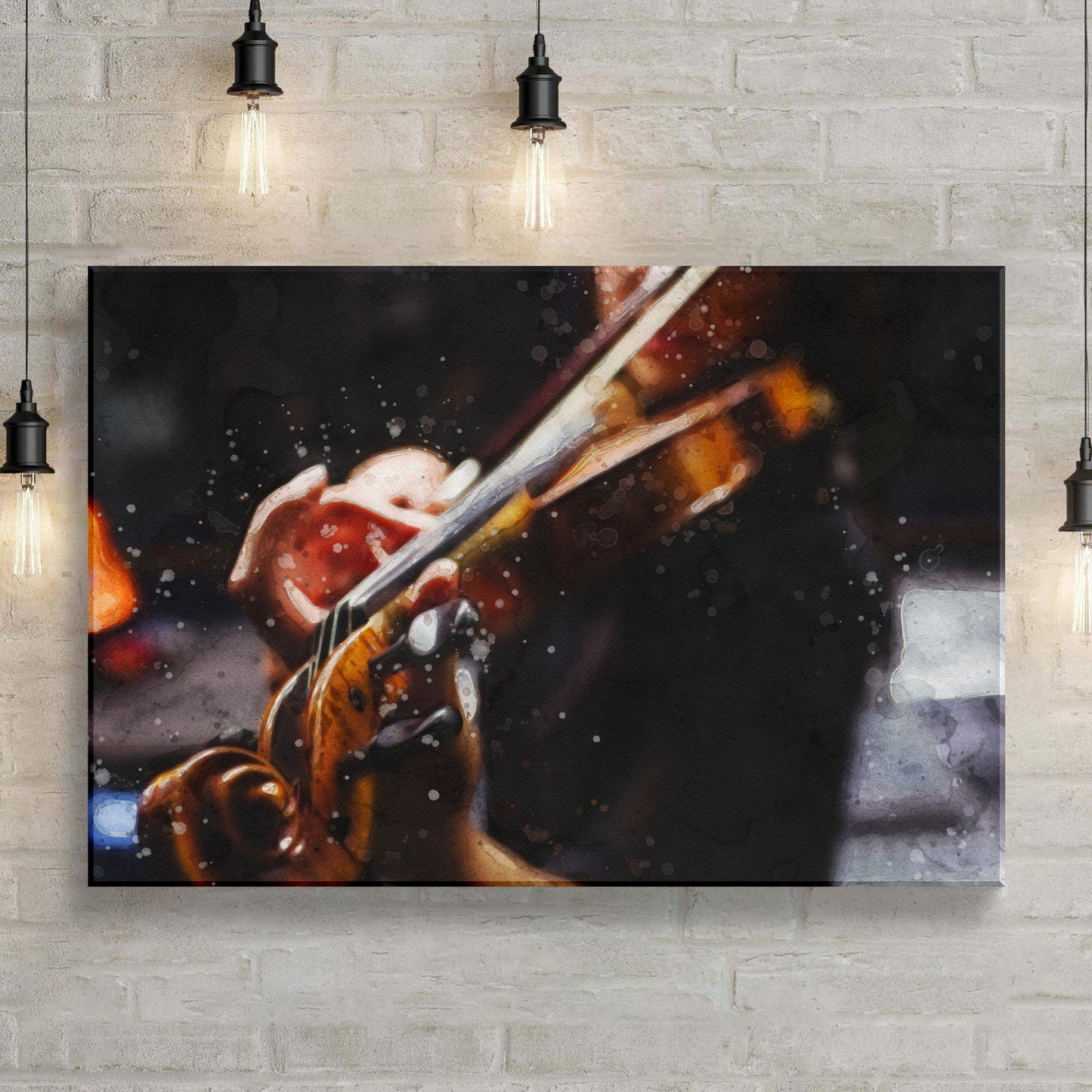 Music Genres Classical Watercolor Canvas Wall Art Style 2 - Image by Tailored Canvases