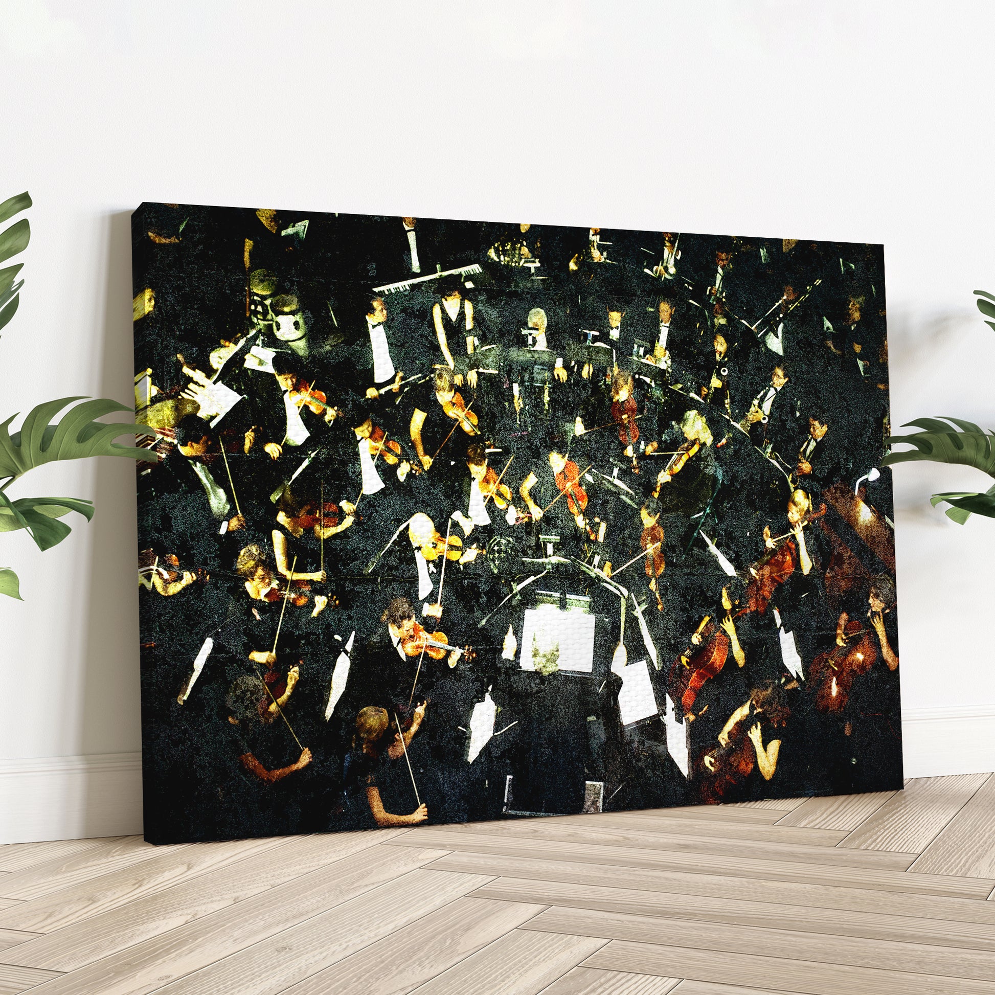 Music Genres Classical Grunge Canvas Wall Art - Image by Tailored Canvases