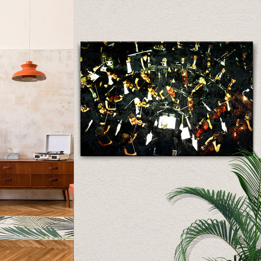 Music Genres Classical Grunge Canvas Wall Art - Image by Tailored Canvases