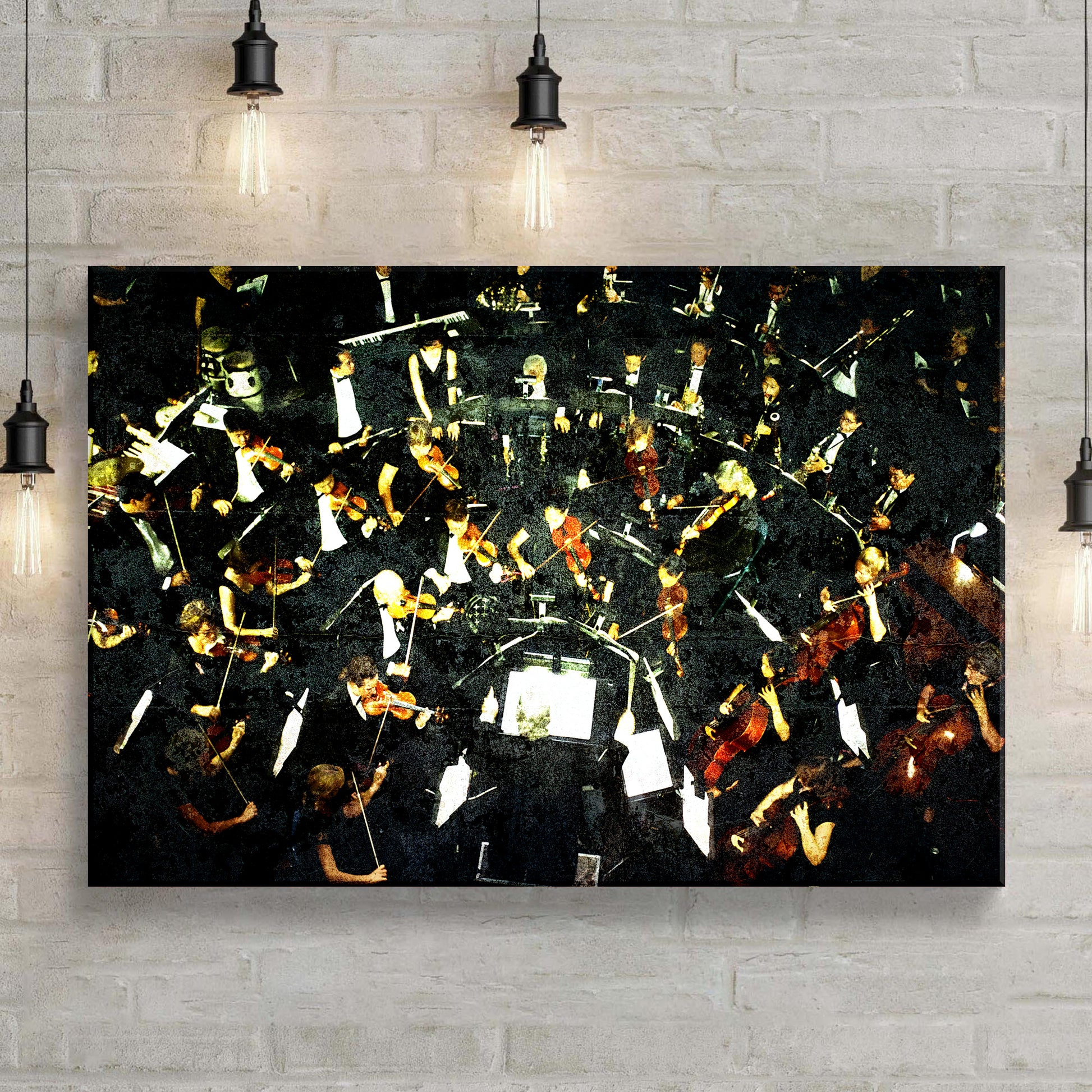 Music Genres Classical Grunge Canvas Wall Art Style 2 - Image by Tailored Canvases